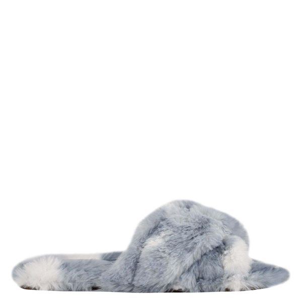 Nine West Cozy Flat Blue White Slippers | South Africa 99Y33-8F67